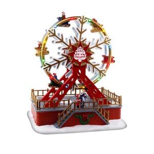 Christmas Ferris Wheel Animated Pre-lit Musical Christmas Village Display